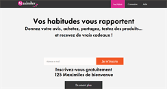 Desktop Screenshot of maximiles.com