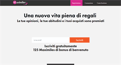 Desktop Screenshot of maximiles.it