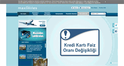 Desktop Screenshot of maximiles.com.tr